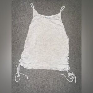 cupcakes & cashmere Light Gray Tank Top